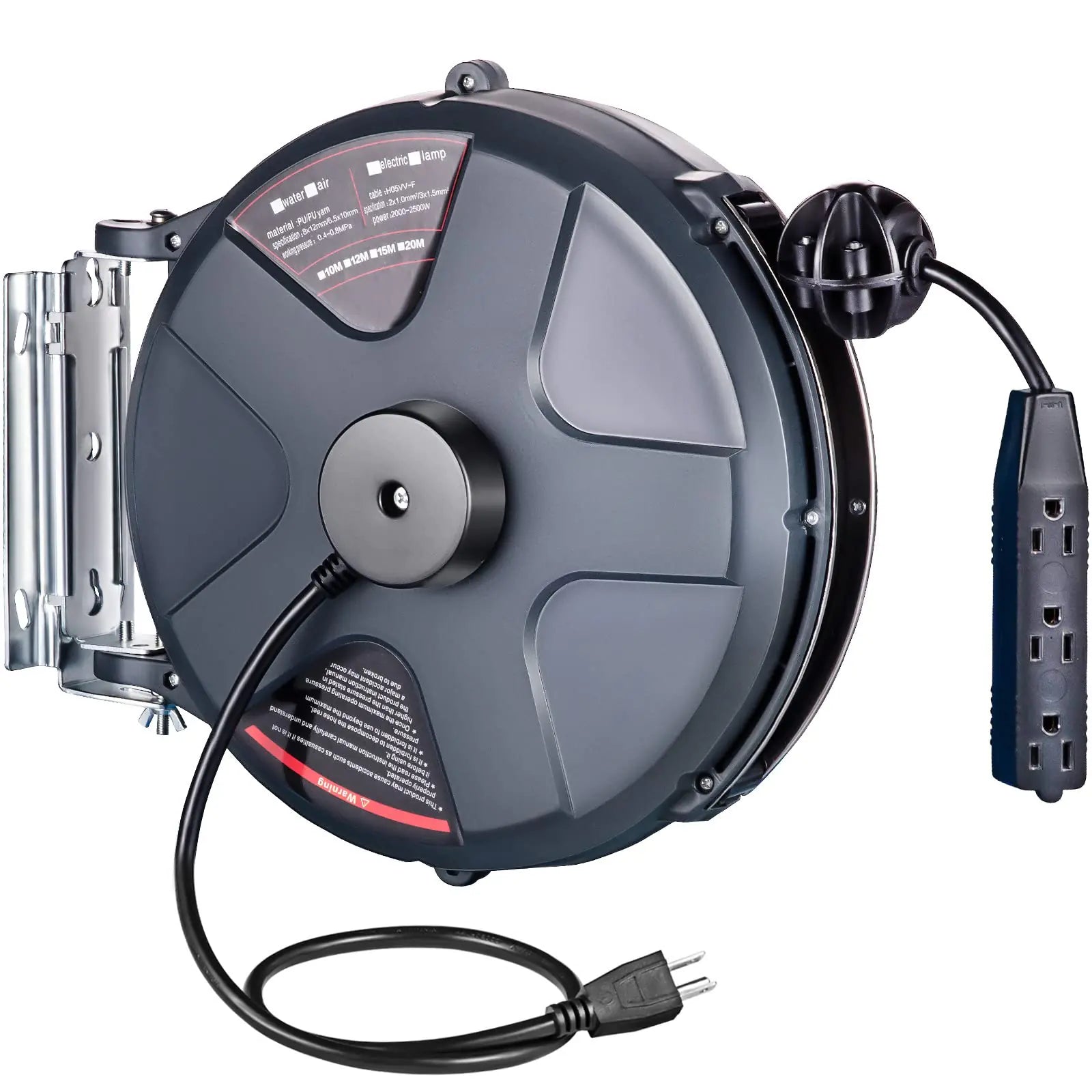 VEVOR Retractable Extension Cord Reel